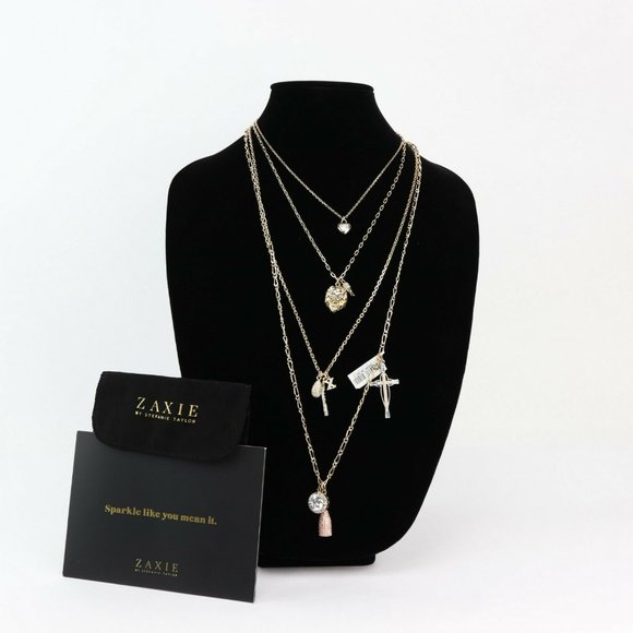 ZAXIE Charmed and Dangerous Layered Necklace - Picture 1 of 8